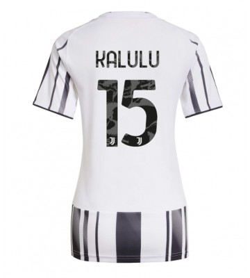 Juventus Pierre Kalulu #15 Hjemmebanetrøje Dame 2025-26 Kort ærmer